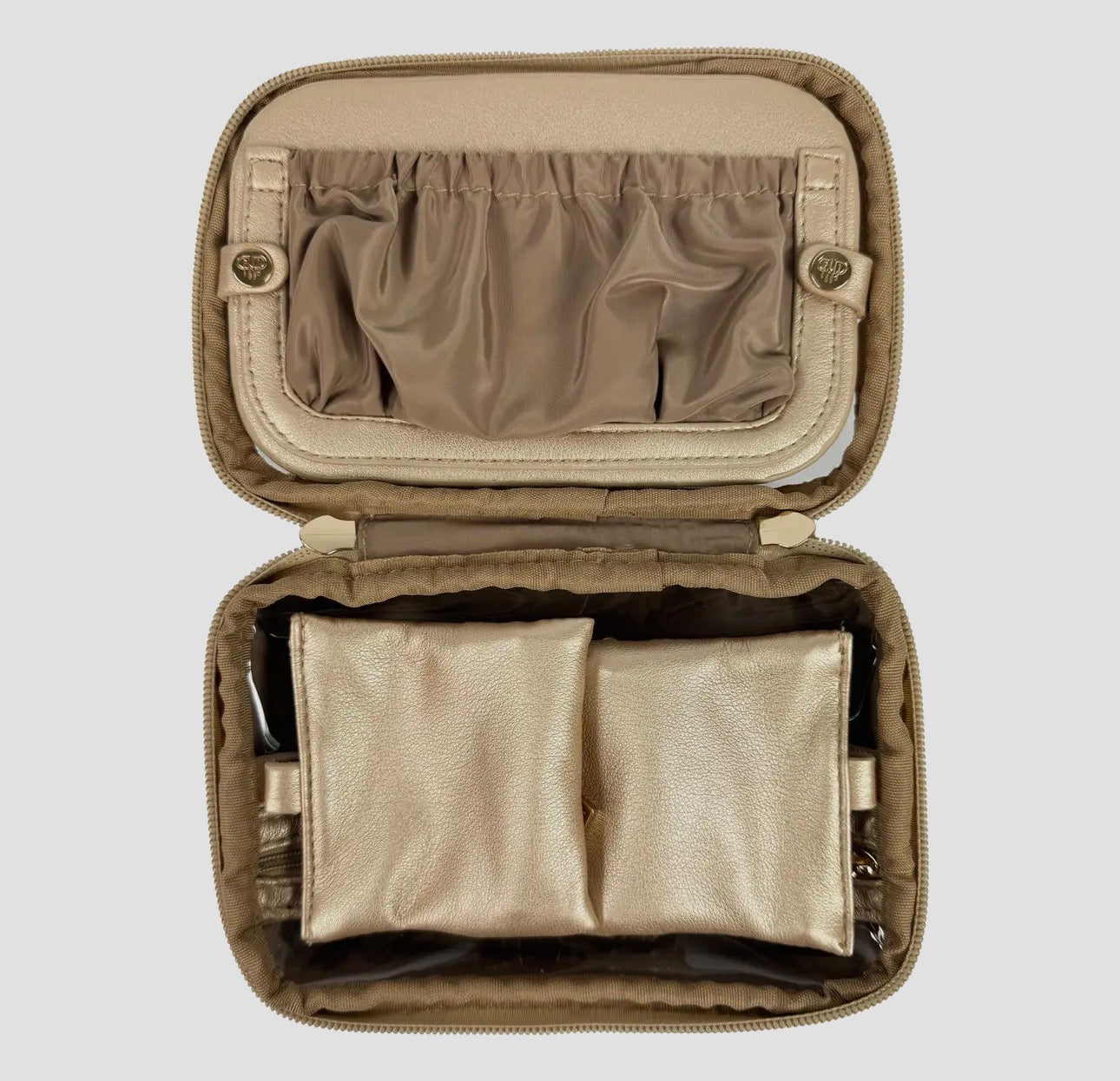 Littmini • Lighted Mirror Case • Gold Luster