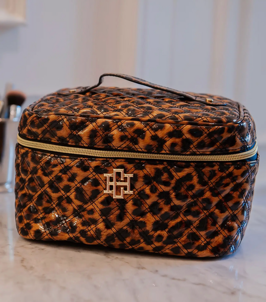 Hampton Train Case Cheetah