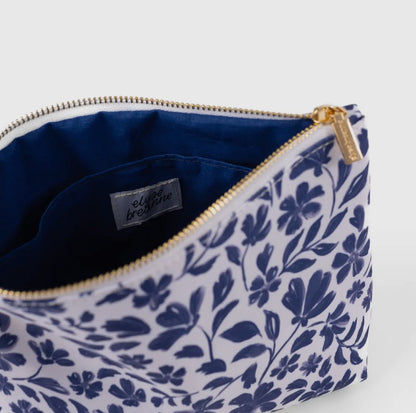 Porcelain Floral Carry All Pouch - EBD