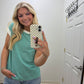 Stripe Everyday Top| Green