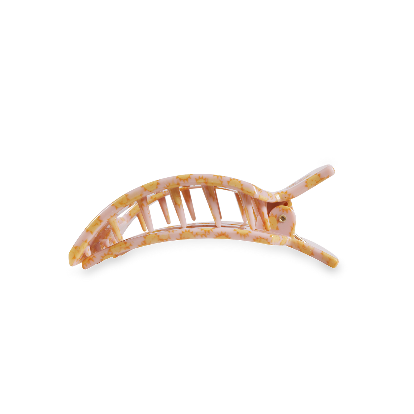 Sunny Days Ahead Square Flat Hair Clip | Medium
