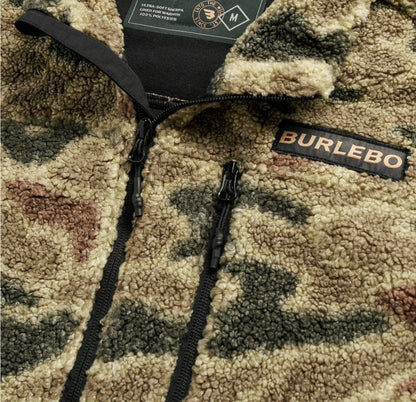 Sherpa - Quarter Zip - Rocky Mountain Camo Burlebo