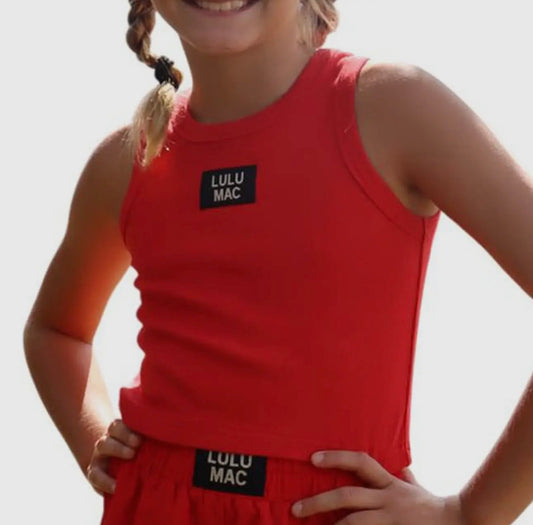 Youth Red Tank | Lulu Mac
