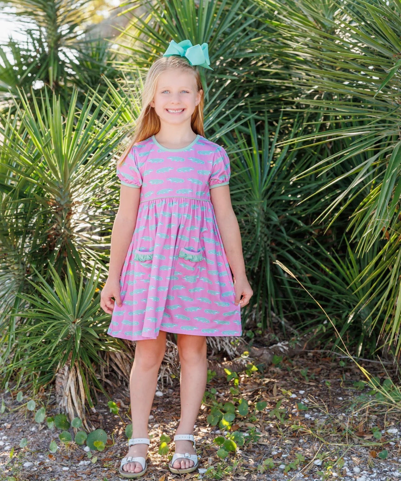 Later Gator Ruffle Dress