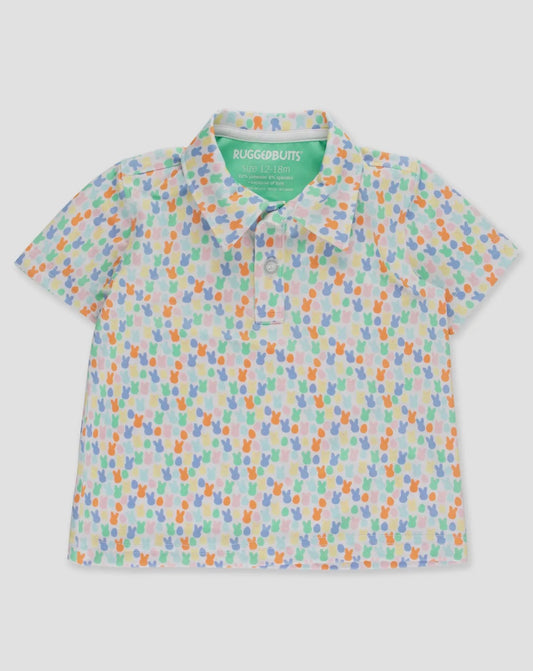 Hoppy Eggs Short Performance Polo