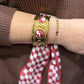 Gold Cuff With Scarf