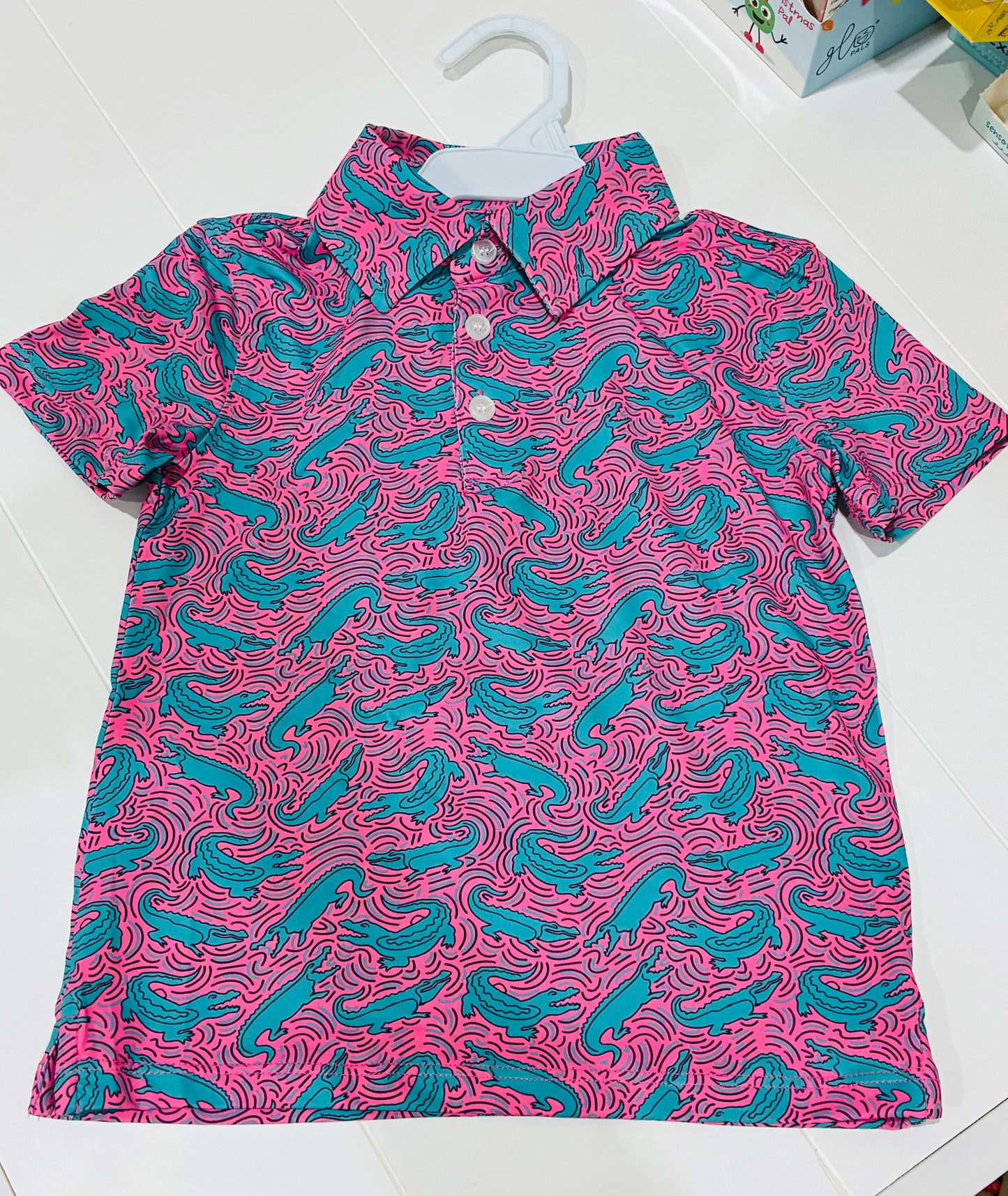 Neon Gator Performance Polo|Meripex