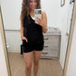 Black Washed Denim Romper