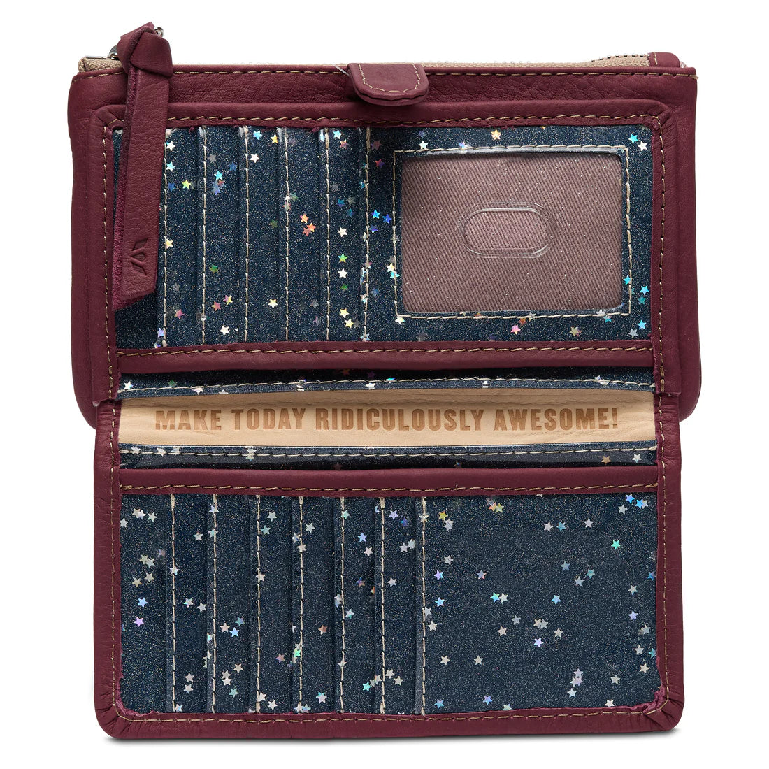 Plum Slim Wallet - Consuela