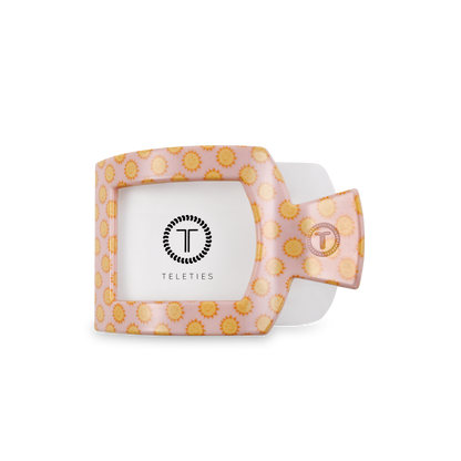Sunny Days Ahead Square Flat Hair Clip | Medium