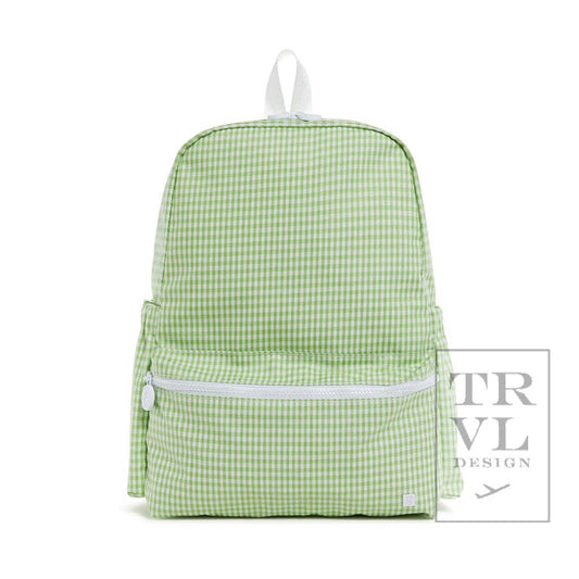 Gingham Leaf Backpack TRVL