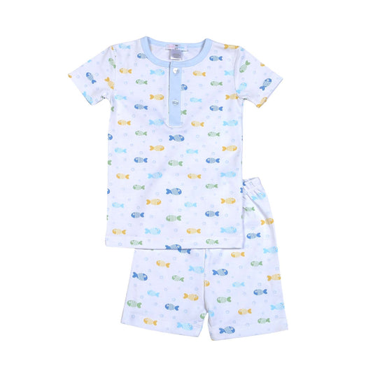 Blue Bubble Buddies pj set