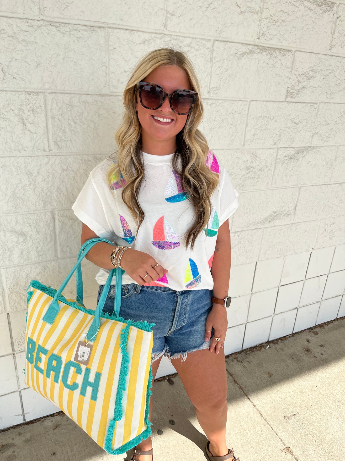 Sail Away Sequin Top