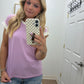 Stripe Everyday Top| Mauve