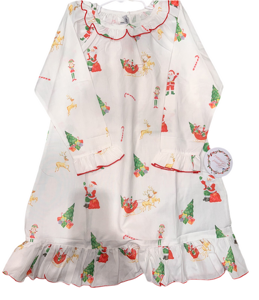 Santa Sleigh Night Gown- Sweet Dreams