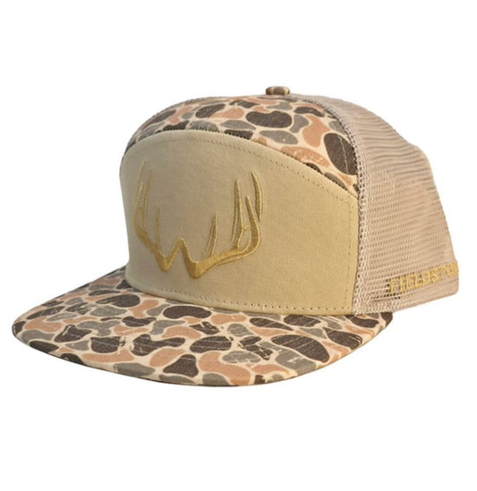 Fieldstone brown backwoods rack logo hat