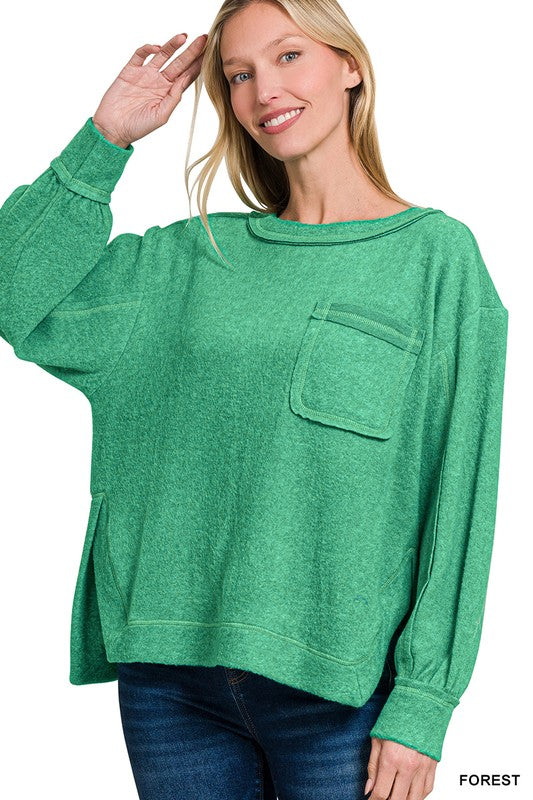 Forest round neck sweater