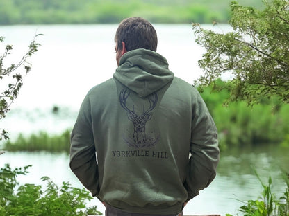 Yorkville Hill green deer hoodie