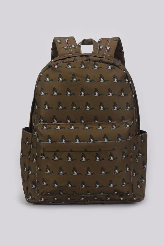 Brown duck hunt backpack