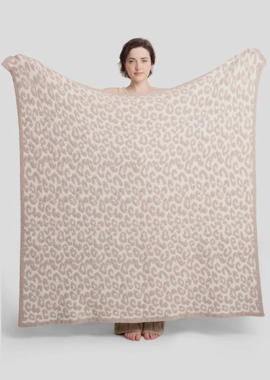 Softest blankets ever beige cheetah