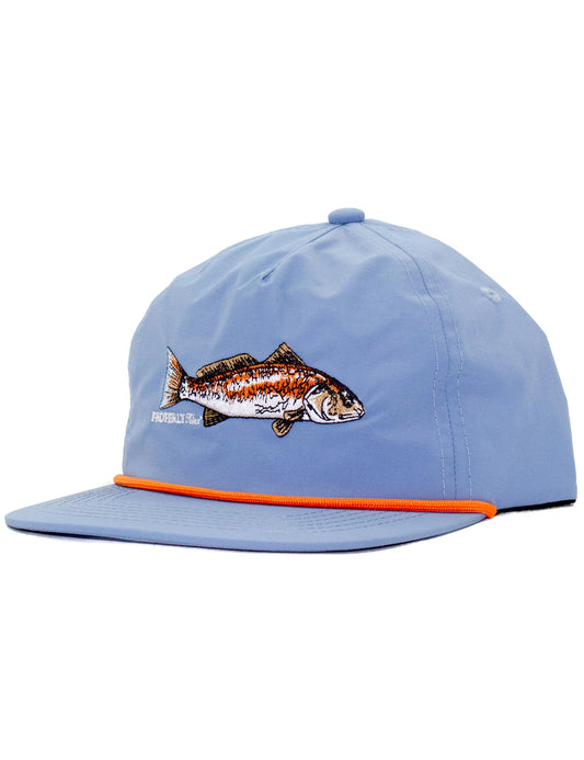 Properly tied rope hat redfish