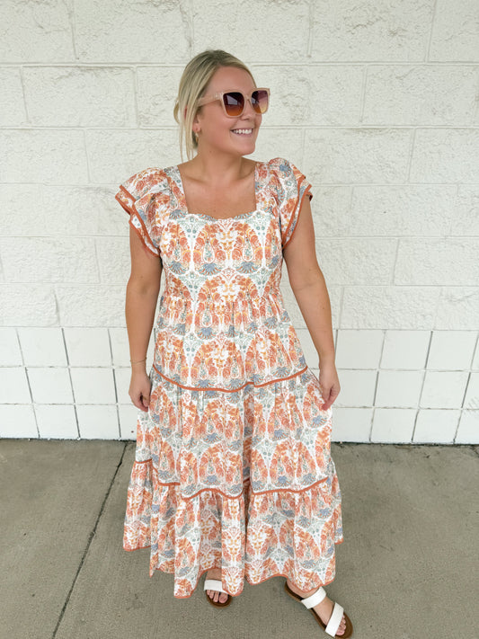 Desert Sun Midi Dress