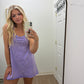 Washed Romper/Dress| Purple