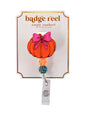 Pumpkin badge reel