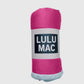 Lulu Mac Logo Blanket - Pink