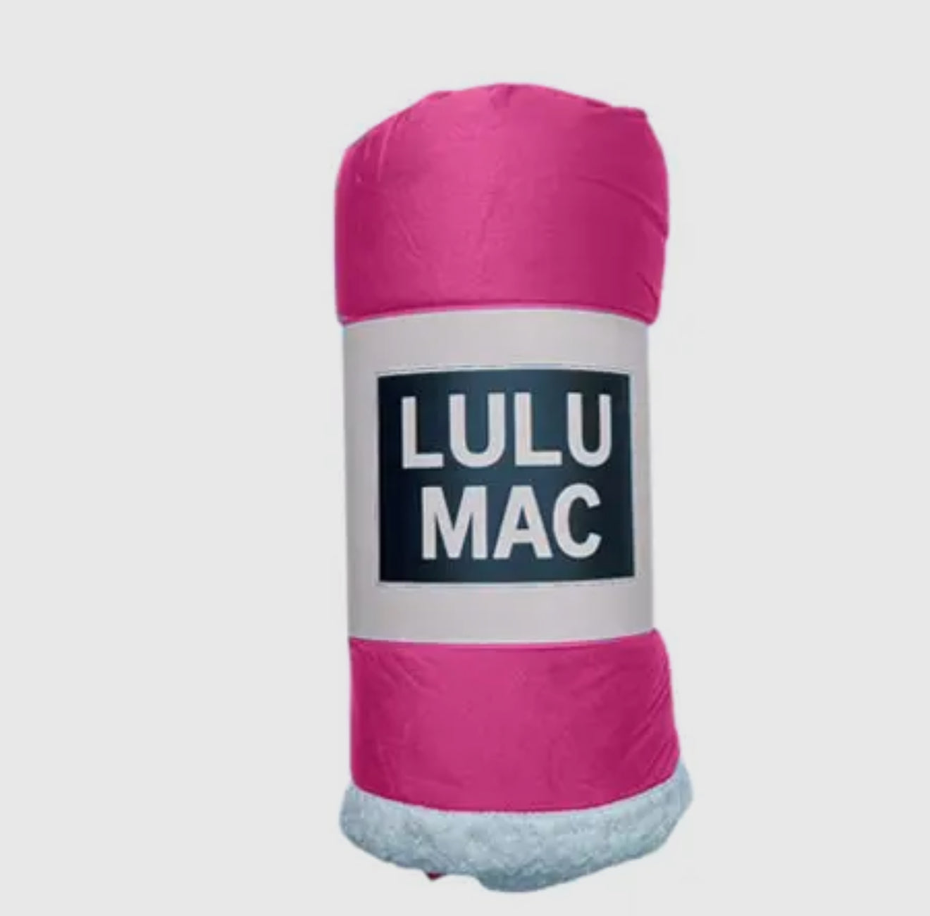 Lulu Mac Logo Blanket - Pink