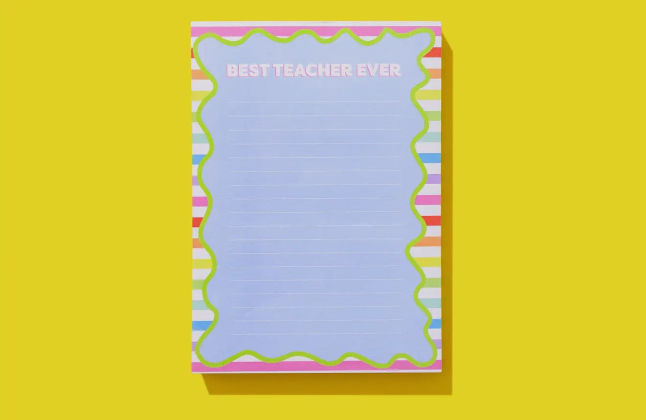 Best Teacher Ever Note Pad - TED