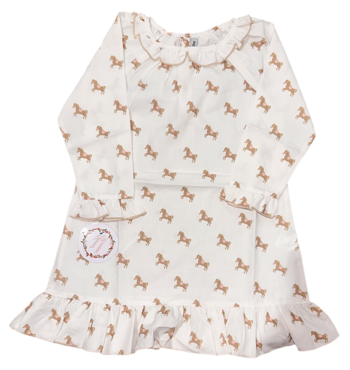 Horse & Pink Saddle Gown-Sweet Dreams