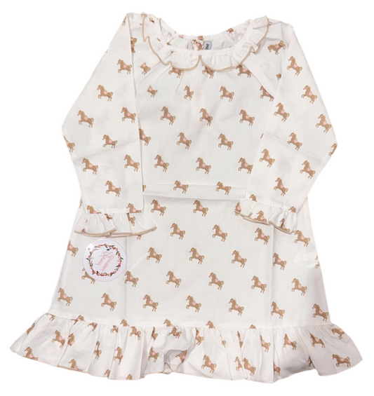 Horse & Pink Saddle Gown-Sweet Dreams