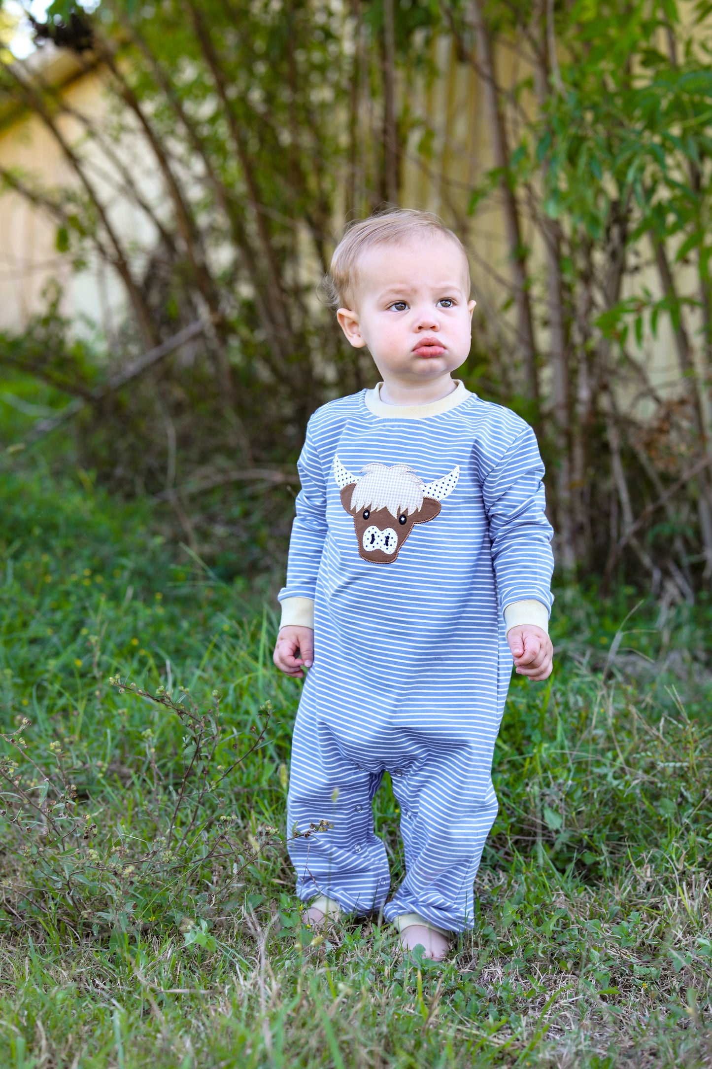 Highland cow romper