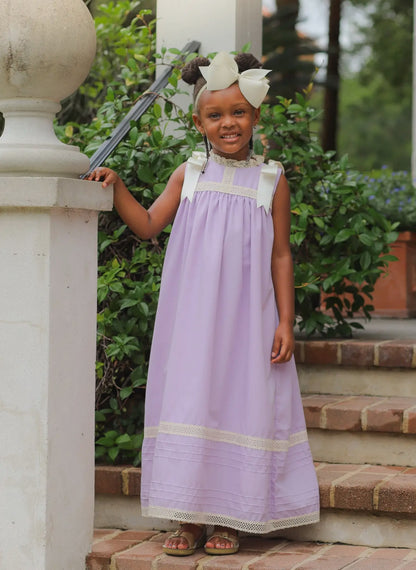 Cambridge Lilac Sleeveless Heirloom Dress