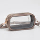 Clear Oval Crossbody Bronze Shimmer
