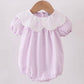 Gingham lavender bubble