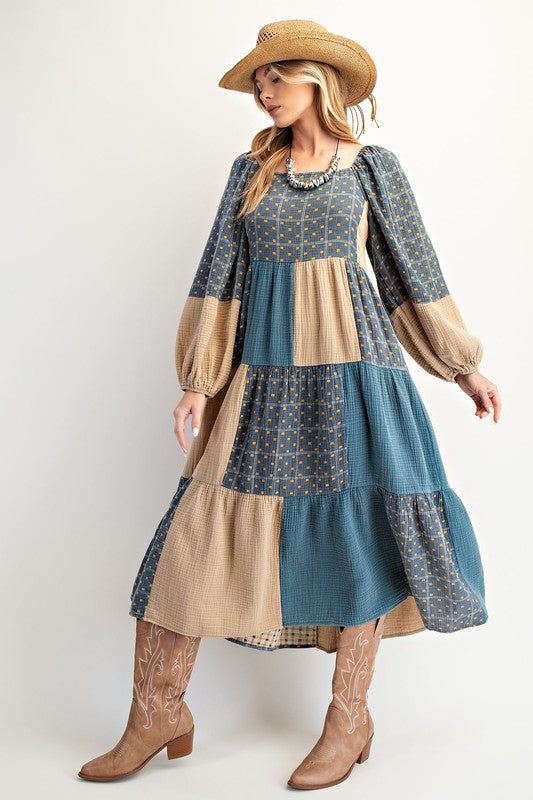 Dusty Blue Trails Midi