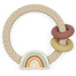 Itzy ritzy rainbow silicone teether