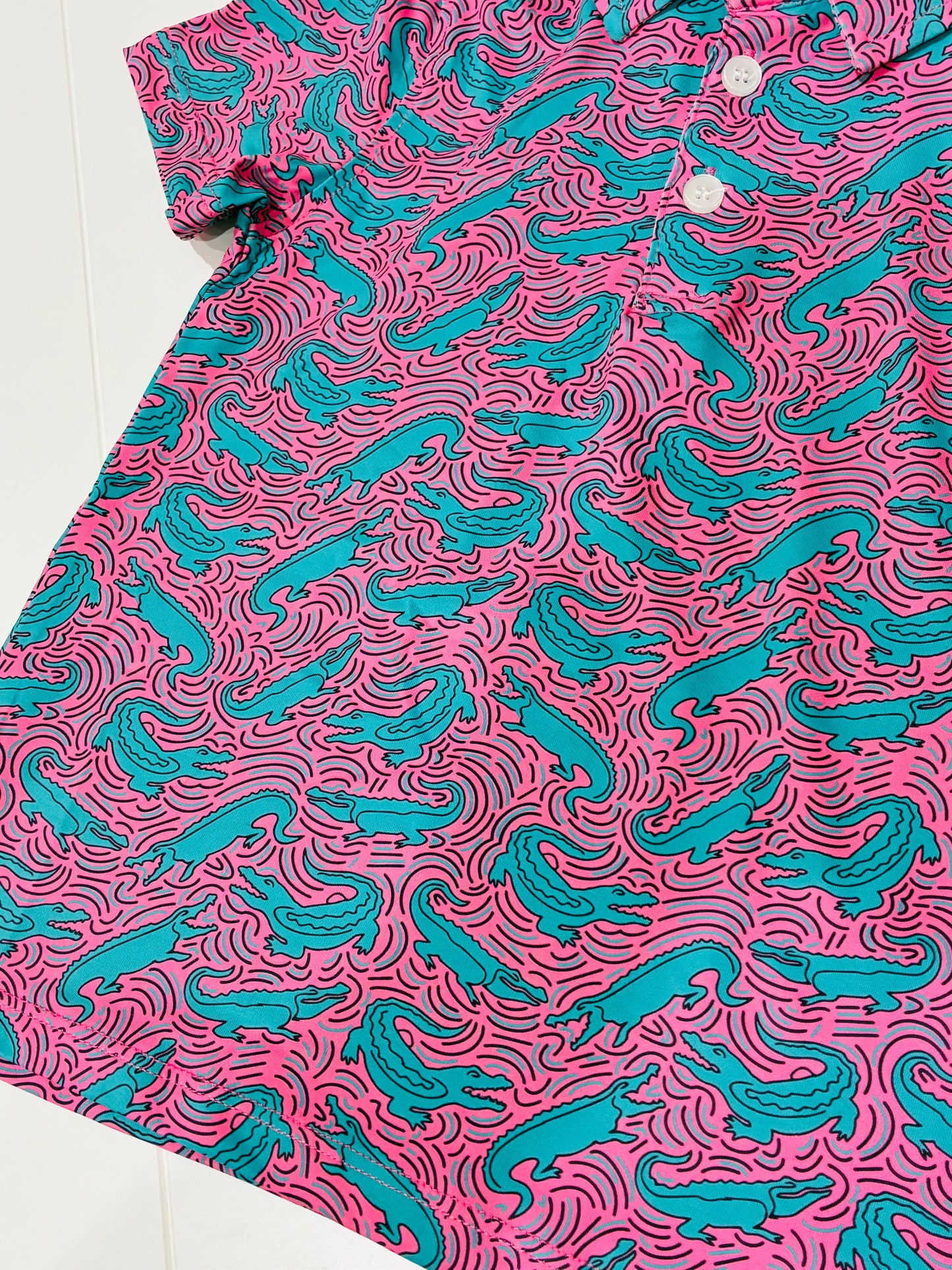Neon Gator Performance Polo|Meripex