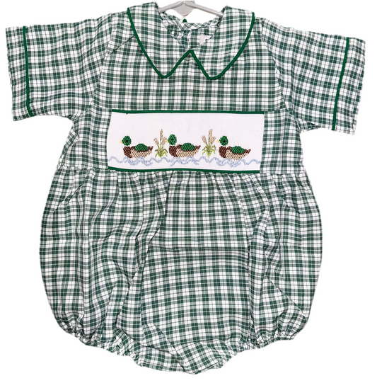 Mallard Smocked Boy Bubble-Sweet Dreams