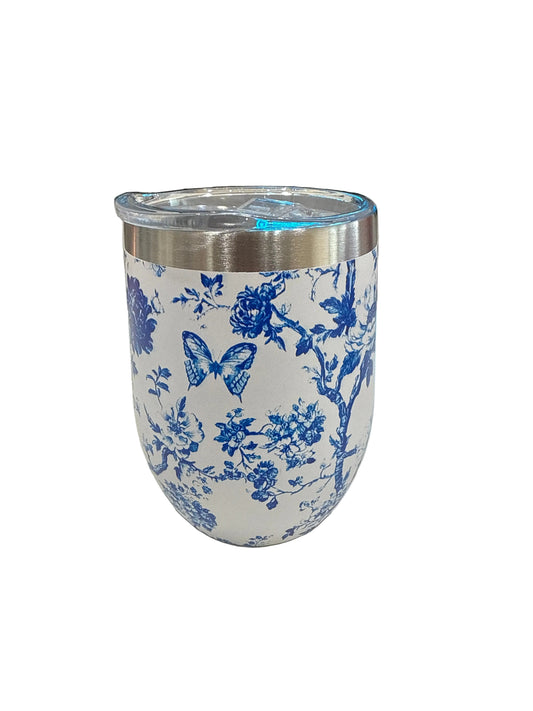 Floral Butterfly Tumbler