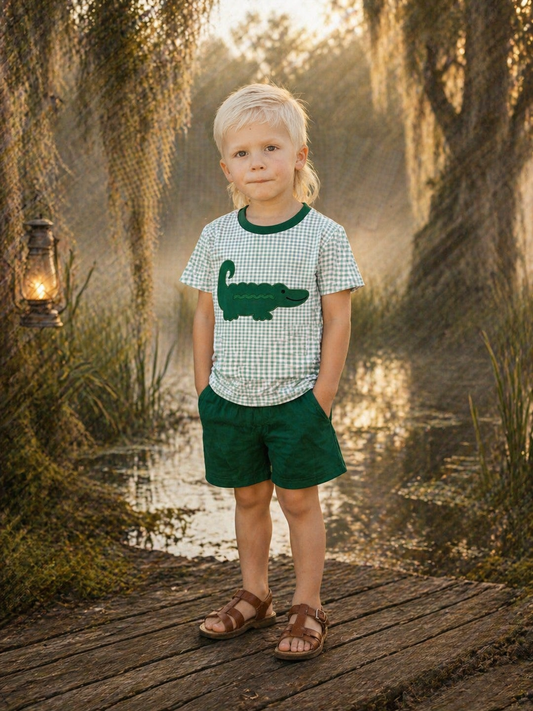 Alligator Boy Set| Jumping Jolly