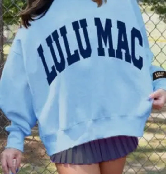 Lulu Mac Blue Sweatshirt
