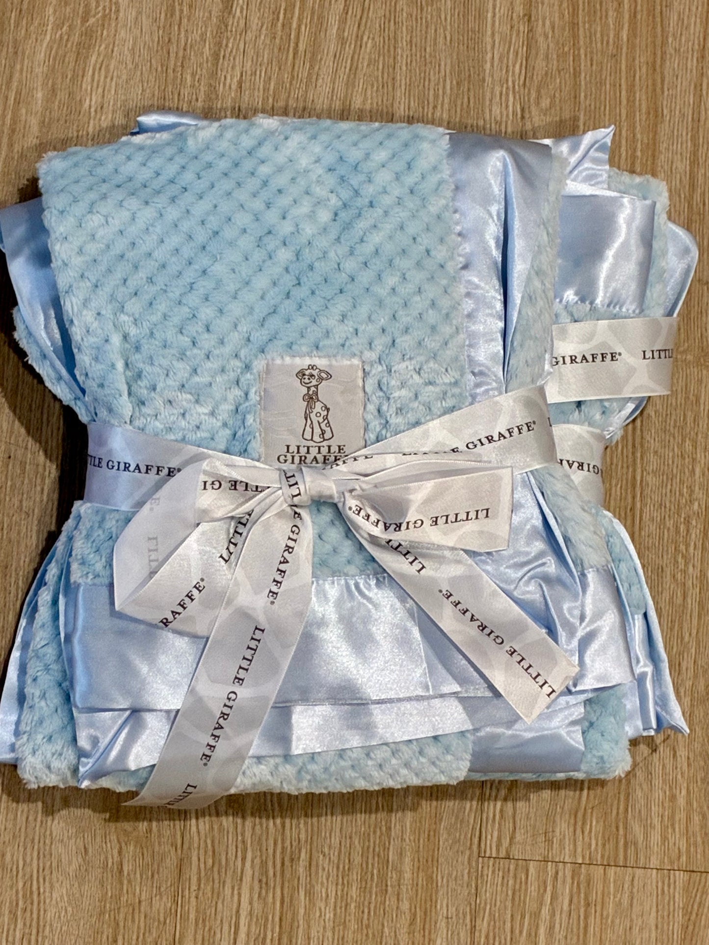 Little Giraffe Honeycomb baby blanket