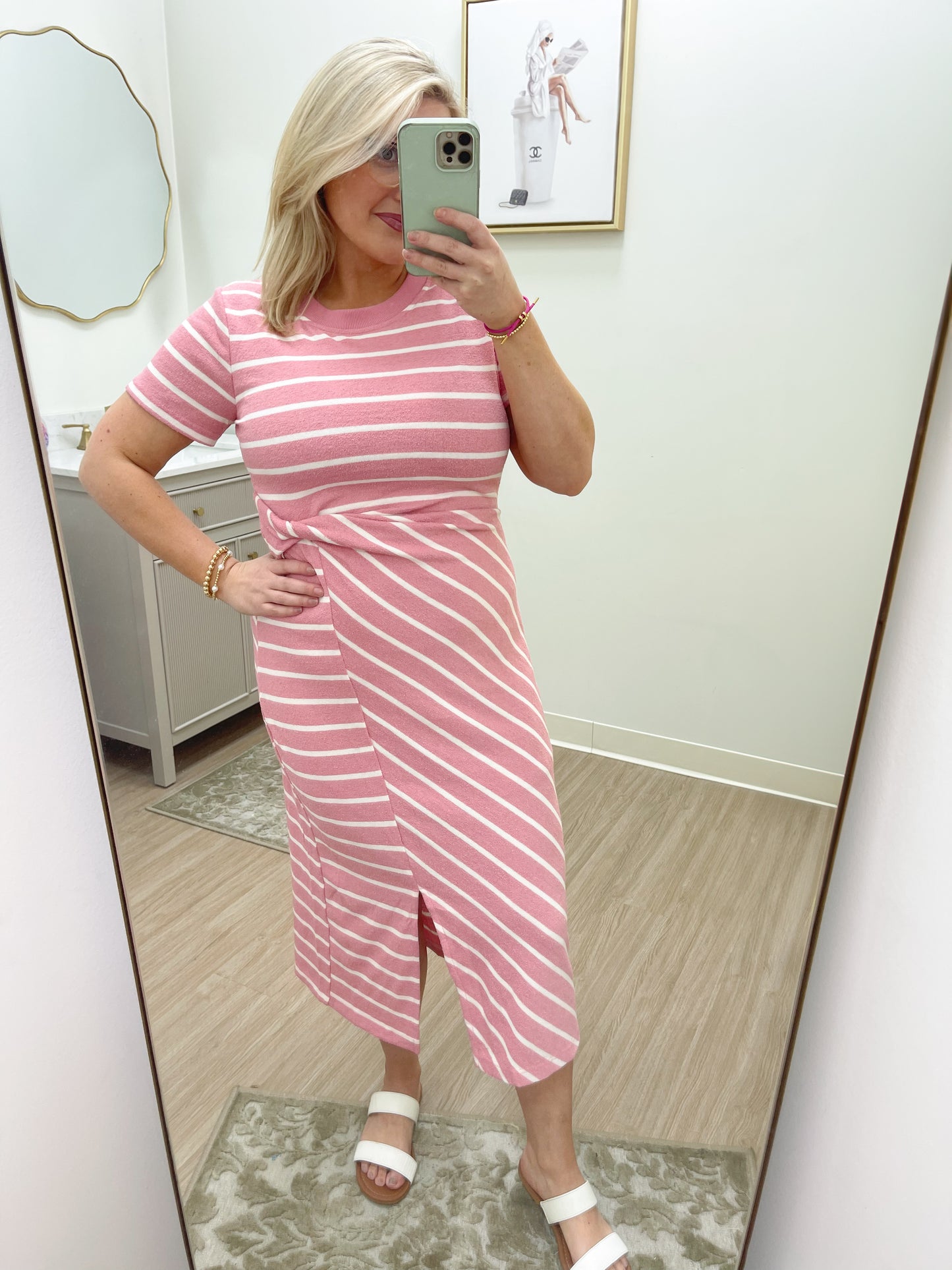 Cotton Candy Terry Cloth Dress