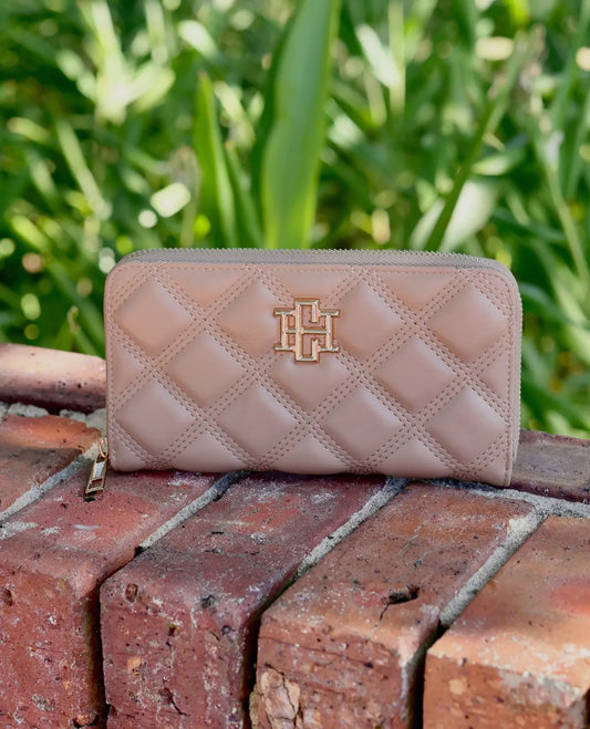 Penelope Wallet Latte - Caroline Hill