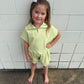 Scallop Tween Set | Lime