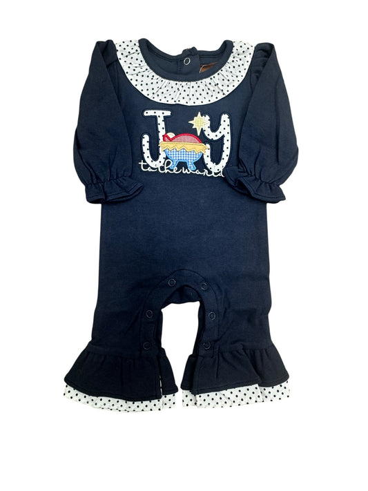 Joy To The World Girls Romper-MJ
