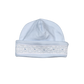 Tim Blue Stripes Hand Smocked Pima Beanie